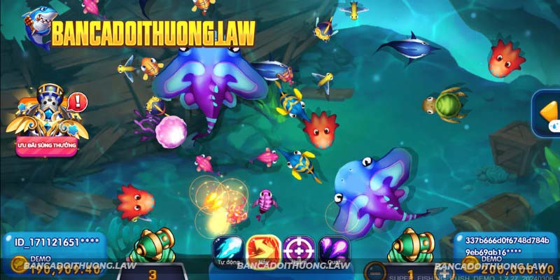 Minh họa về một tựa game Bắn Cá đổi thẻ cào