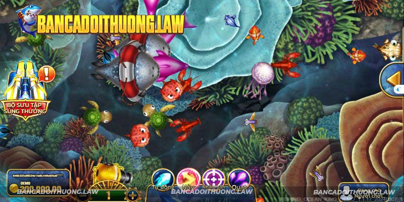 Phiên bản Ocean King đa dạng tiền thưởng
