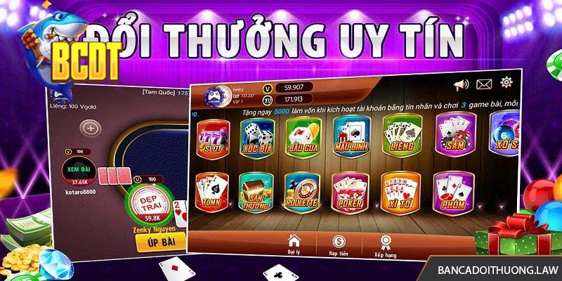 Không gian giải trí game bài trực tuyến cực chất lượng