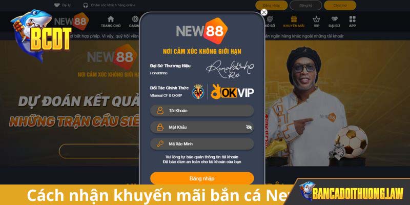 Cách nhận khuyến mãi bắn cá New88 dễ nhất