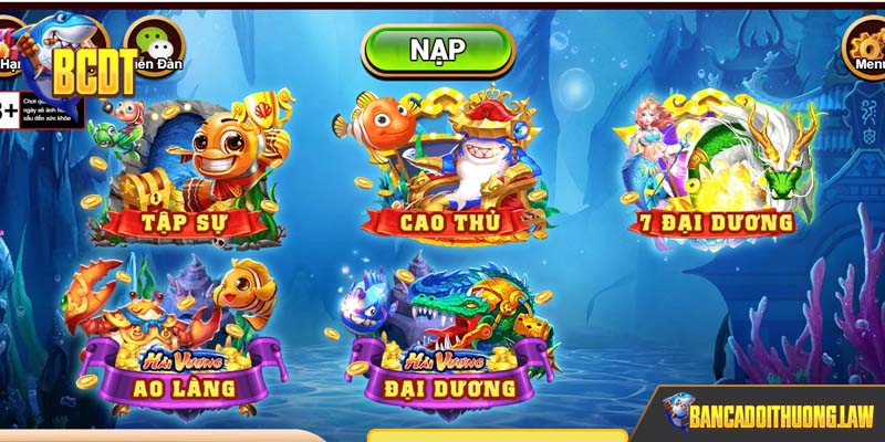 Hệ thống game chơi đa dạng